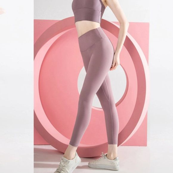 Stash Pocket High Rise Four-Way Stretch Legging - Buttery Soft Legging - Picture 2 of 4